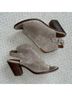 FRYE 100% Suede Tan Heels Size 10 - photo 4