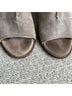 FRYE 100% Suede Tan Heels Size 10 - photo 5