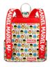 Marvel Print Red White Leather Belt One size - photo 2