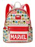 Marvel Print Red White Leather Belt One size - photo 1