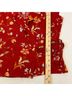 Reformation 100% Viscose Floral Red Short Sleeve Blouse Size 4 - photo 15