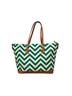 Dooney & Bourke Chevron-herringbone Green White Tote One size - photo 2