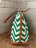 Dooney & Bourke Chevron-herringbone Green White Tote One size - photo 4