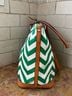 Dooney & Bourke Chevron-herringbone Green White Tote One size - photo 3