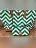 Dooney & Bourke Chevron-herringbone Green White Tote One size - photo 13
