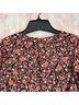 Greylin 100% Viscose 100% Polyester Floral Orange Black Tank Top Size M - photo 12