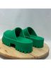 Jeffrey Campbell 100% Rubber Solid Green Mule/Clog Size 7 - photo 3