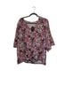 Bluetime Floral Multi Color Short Sleeve Blouse Size XL - photo 1