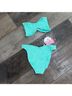 Hunza G Teal Two Piece Swimsuit One size - photo 5