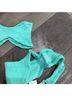 Hunza G Teal Two Piece Swimsuit One size - photo 4