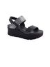 otBt Black Silver Wedges Size 8 - photo 1