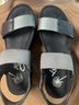 otBt Black Silver Wedges Size 8 - photo 4