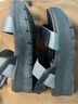 otBt Black Silver Wedges Size 8 - photo 5