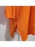 Chico's 100% Linen Solid Orange 3/4 Sleeve Top Size L - photo 7