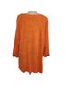 Chico's 100% Linen Solid Orange 3/4 Sleeve Top Size L - photo 2