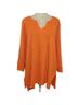 Chico's 100% Linen Solid Orange 3/4 Sleeve Top Size L - photo 1
