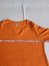 Chico's 100% Linen Solid Orange 3/4 Sleeve Top Size L - photo 12