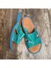 Born Floral Blue Sandals Size 8 1/2 - photo 4