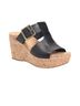 Kork-Ease Black Wedges Size 8 - photo 1