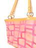 Nine West Graphic Pink Tan Leather Tote One size - photo 2
