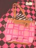 Nine West Graphic Pink Tan Leather Tote One size - photo 3