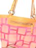 Nine West Graphic Pink Tan Leather Tote One size - photo 1