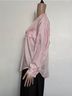 Diane von Furstenberg 100% Polyester Pink Button-Down Shirt Size 12 - photo 4