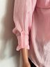 Diane von Furstenberg 100% Polyester Pink Button-Down Shirt Size 12 - photo 9