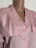 Diane von Furstenberg 100% Polyester Pink Button-Down Shirt Size 12 - photo 5