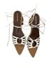 ALOHAS Brown White Heels Size EU 37 - photo 1
