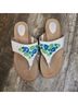 Clarks 100% Leather Multi Color Sandals Size 9 - photo 5