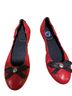Jack Rogers 100% Leather Red Blue Flats Size 6 1/2 - photo 2