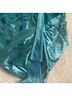 Free People 100% Polyester Teal Bodysuit Size S - photo 6