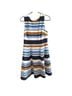 Vince Camuto 96% Polyester 4% Spandex 100% Polyester Stripes Blue White Active Dress Size 14 - photo 1