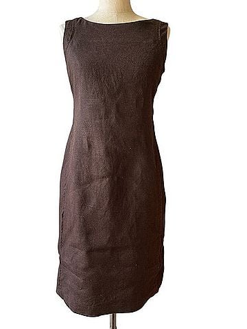 Talbots Irish Linen Sheath Dress Casual Dress (view 1)