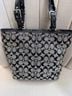 Coach 100% Canvas Black Gray Tote One size - photo 6