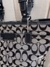 Coach 100% Canvas Black Gray Tote One size - photo 3
