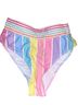 Shein Stripes Multi Color Swimsuit Bottoms Size M - photo 1