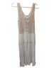 Collaborations White Tan Casual Dress Size M - photo 2