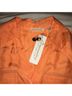 Soft Surroundings Orange Short Sleeve Button-Down Shirt Size S - photo 3