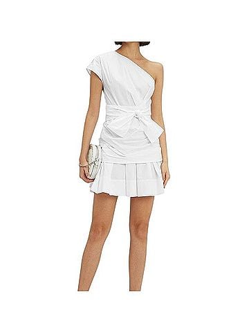10 Crosby Derek Lam Intermix Tie Front Poplin dress Cocktail Dress (view 1)