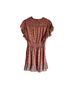 Intermix 100% Silk 60% Recycled Polyester 40% Polyester Floral Tan Casual Dress Size 2 - photo 2