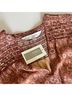 Intermix 100% Silk 60% Recycled Polyester 40% Polyester Floral Tan Casual Dress Size 2 - photo 3