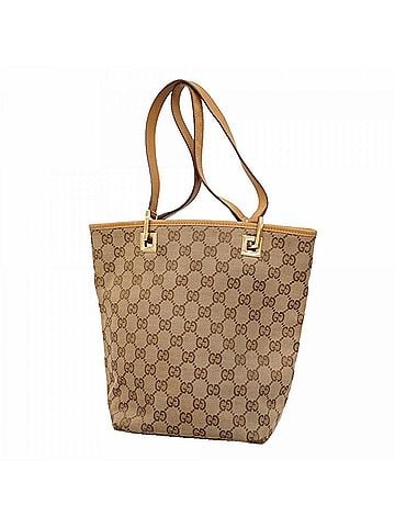 Gucci Gucci GG Canvas Tote Bag 002 1099 Beige Women's (view 1)