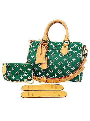 Louis Vuitton Louis Vuitton Monogram Speedy P9 Bandoulière 25 Handbag M24423 Vert 2-way bag for men (view 1)