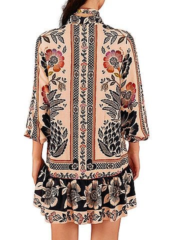 FARM Rio romantic mini dress-garden Cocktail Dress (view 1)
