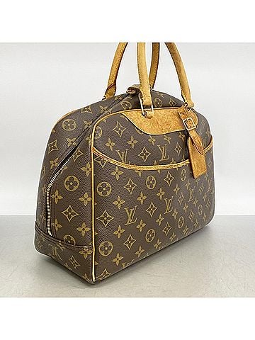 Louis Vuitton Louis Vuitton Monogram Deauville Handbag M47270 Brown Women's (view 2)