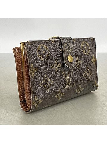 Louis Vuitton Louis Vuitton Monogram Portemonnaie Viennois Wallet M61663 Brown Women's (view 2)