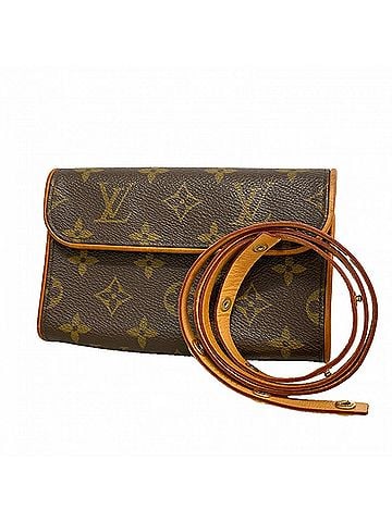 Louis Vuitton Louis Vuitton Bag/Waist Bag Monogram Pochette Florentine M51855 Brown Women's (view 1)