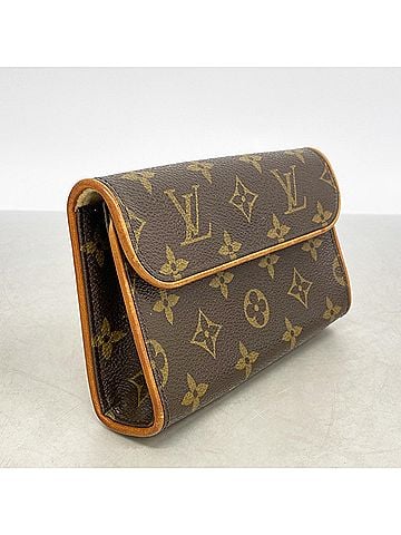 Louis Vuitton Louis Vuitton Bag/Waist Bag Monogram Pochette Florentine M51855 Brown Women's (view 2)